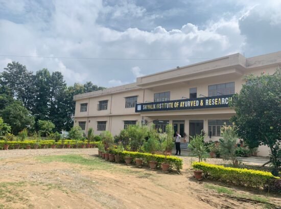 Shivalik Institute of Ayurved and Research, Near Bansiwala Bridge, Jhanjra, Chakrata Road, Dehradun 